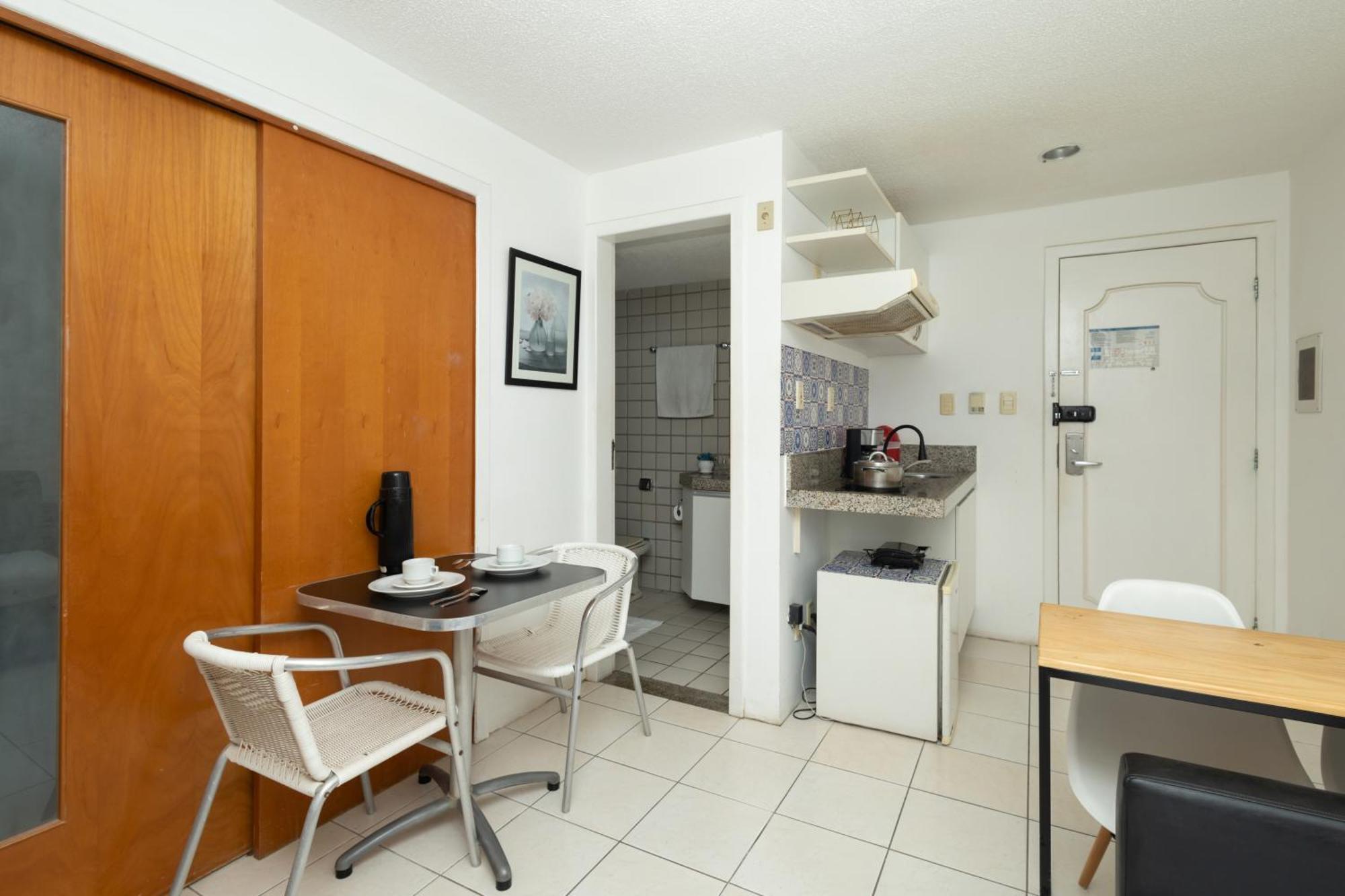 Vista Mar E Lagoa - Cozinha E Frigobar - Apartamento Flat Proximo A Praia Sao Luis  Ngoại thất bức ảnh